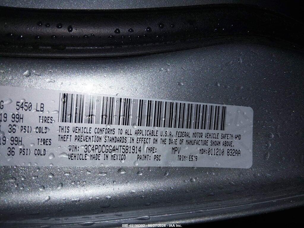 3C4PDCGG4HT581914 2017 DODGE JOURNEY photo no. 9