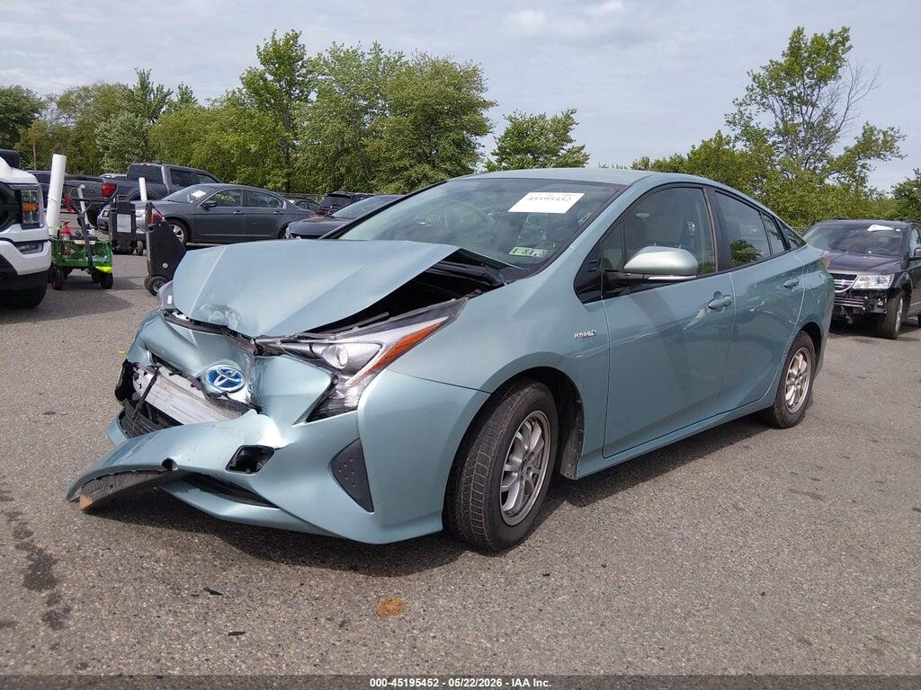 JTDKARFUXG3014565 2016 TOYOTA PRIUS photo no. 2