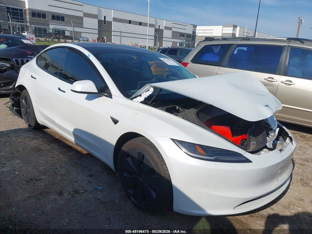 5YJ3E1EA3SF010029 2025 TESLA MODEL 3 photo no. 1