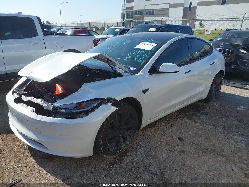 5YJ3E1EA3SF010029 2025 TESLA MODEL 3 photo no. 2