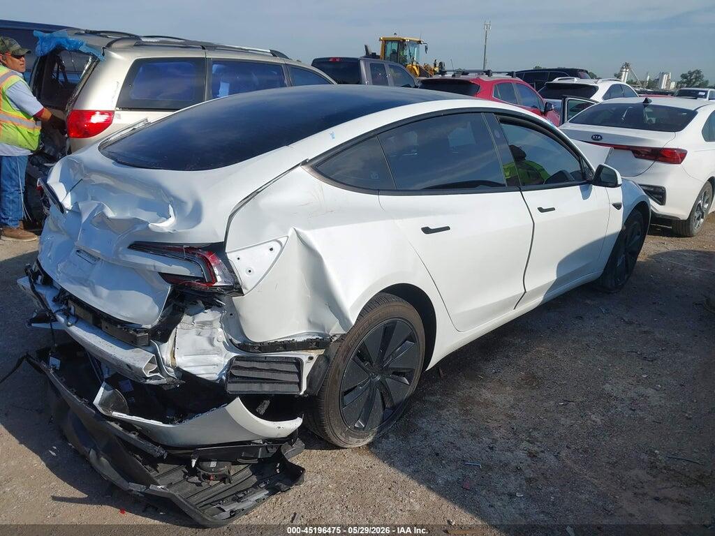 5YJ3E1EA3SF010029 2025 TESLA MODEL 3 photo no. 4
