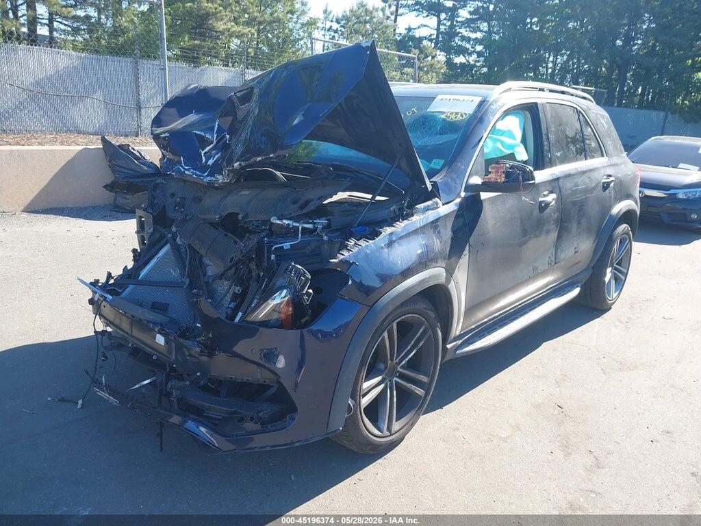 4JGFB4KBXNA693375 2022 MERCEDES-BENZ GLE 350 photo no. 2