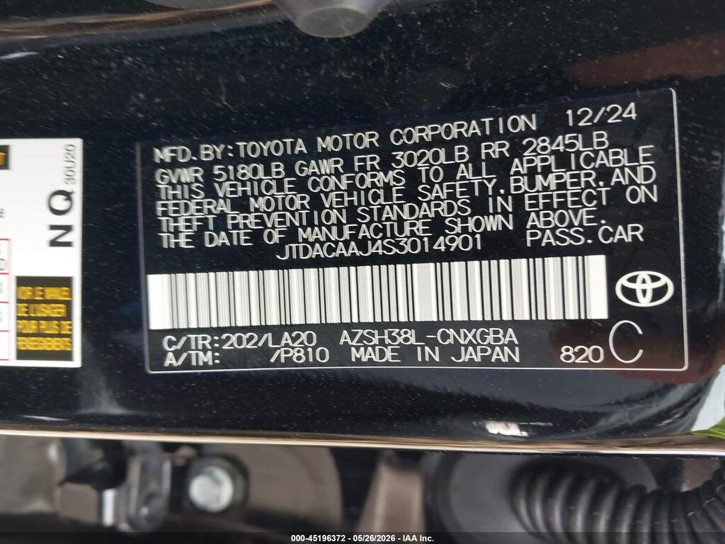 JTDACAAJ4S3014901 2025 TOYOTA CROWN SIGNIA photo no. 9