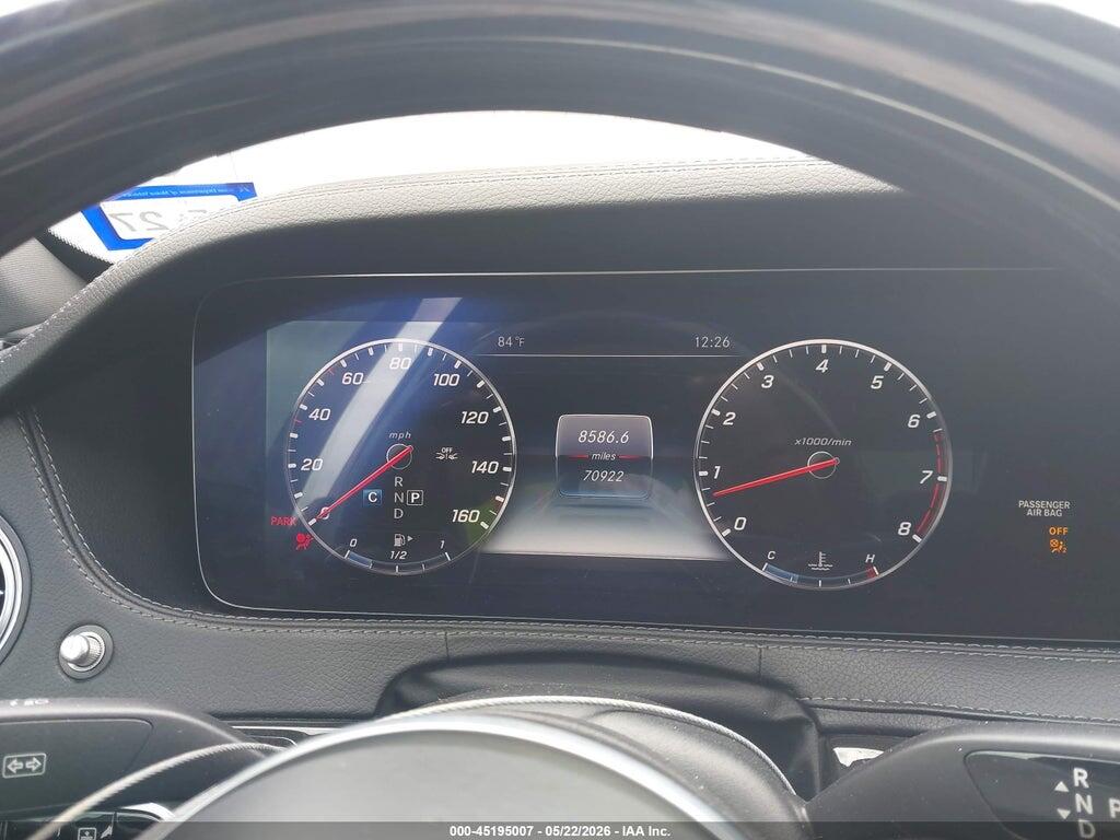 WDDUG6GBXKA444934 2019 MERCEDES-BENZ S 450 photo no. 7