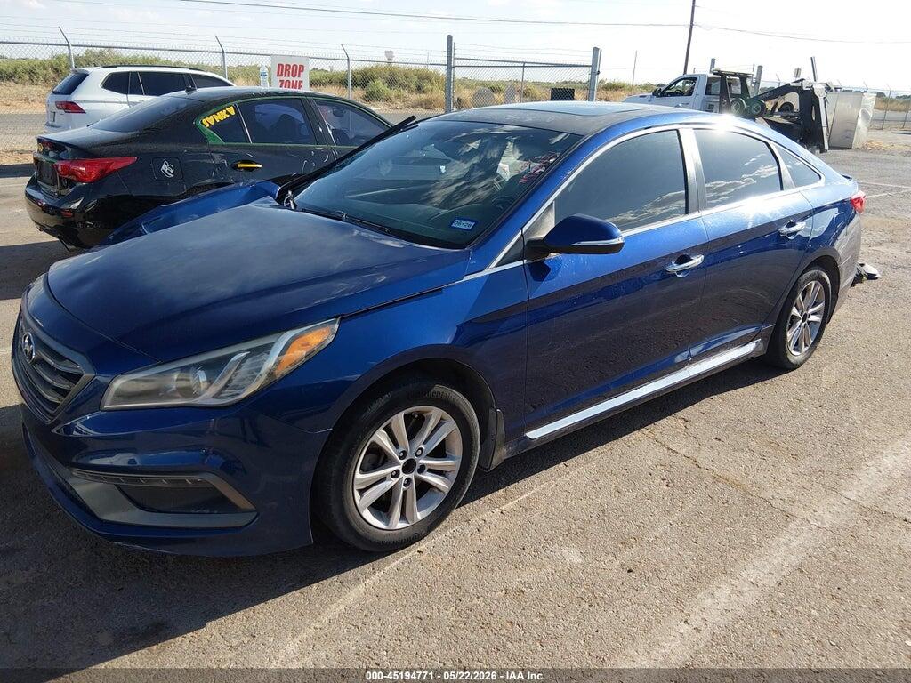 5NPE34AF7HH483265 2017 HYUNDAI SONATA photo no. 2