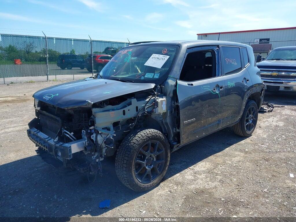 ZACNJDB13NPN69827 2022 JEEP RENEGADE photo no. 2