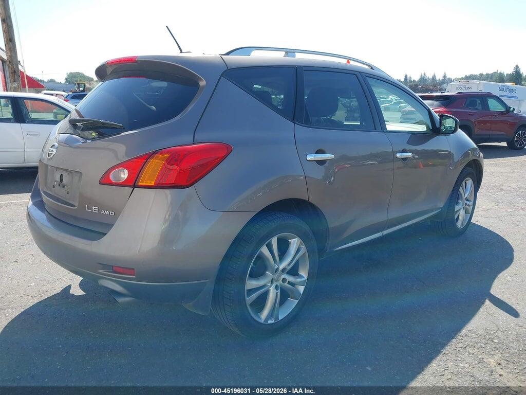 JN8AZ18WX9W161303 2009 NISSAN MURANO photo no. 4