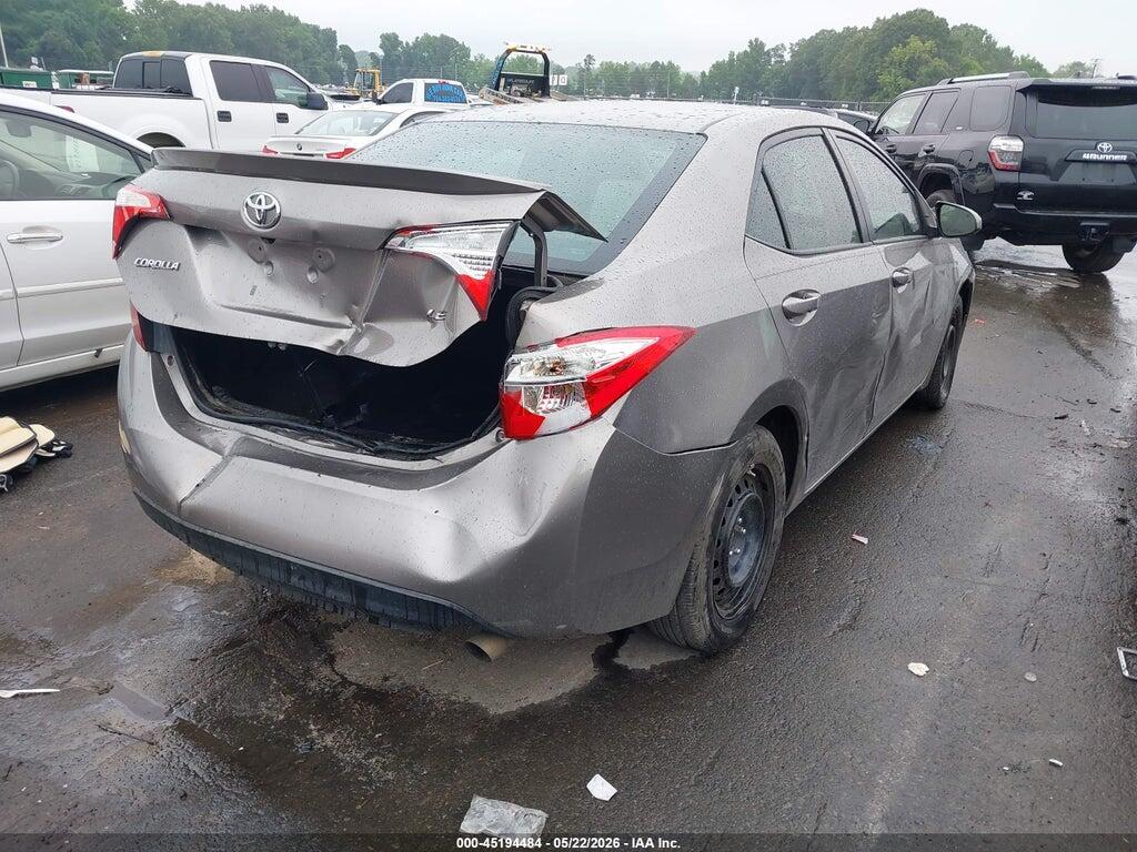 2T1BURHE9FC311863 2015 TOYOTA COROLLA photo no. 4