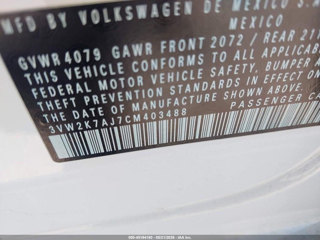 3VW2K7AJ7CM403488 2012 VOLKSWAGEN JETTA photo no. 9