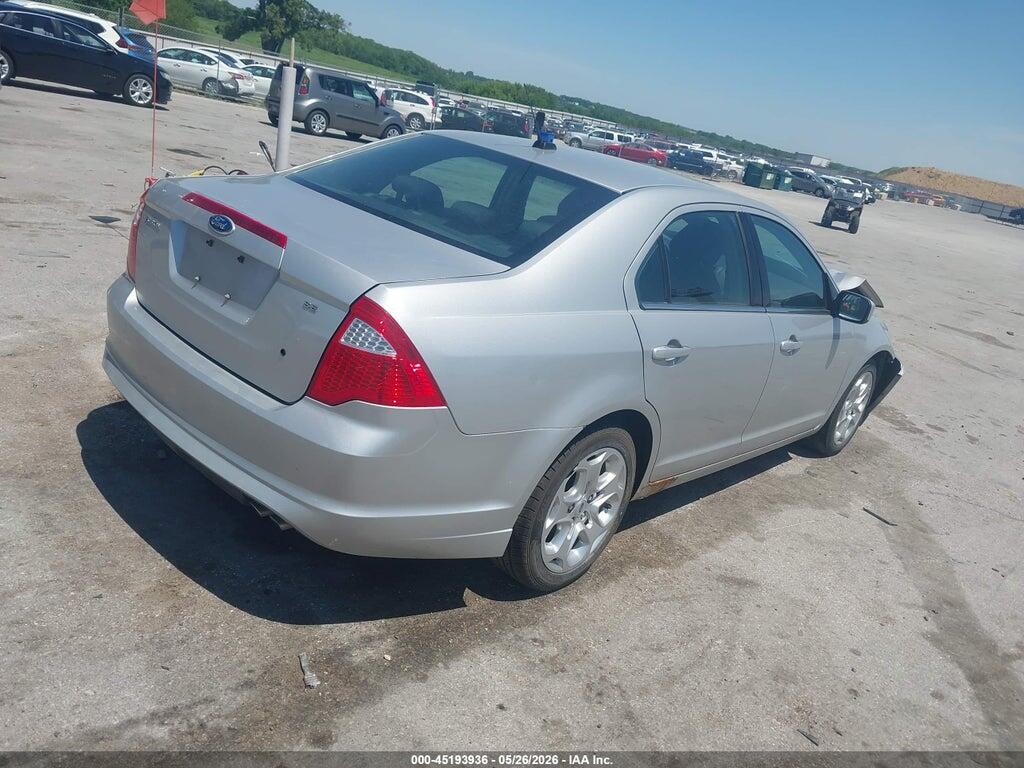 3FAHP0HA5AR361260 2010 FORD FUSION photo no. 4