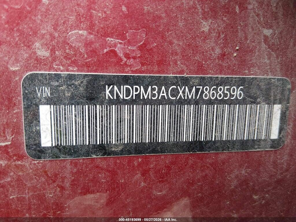 KNDPM3ACXM7868596 2021 KIA SPORTAGE photo no. 9