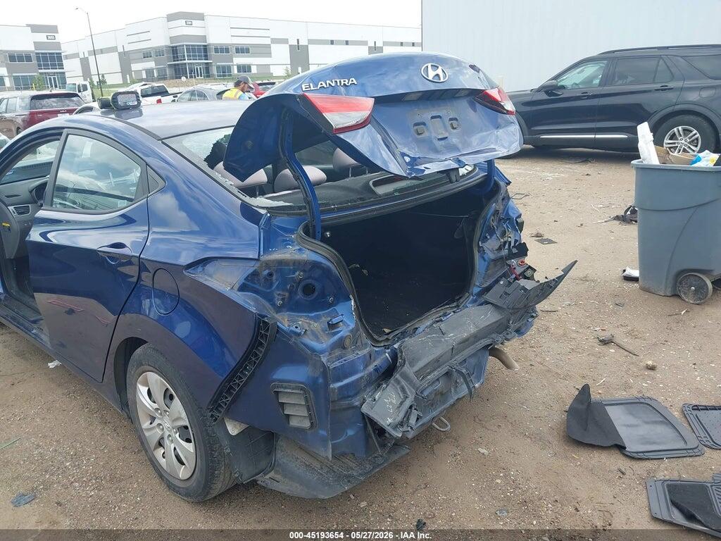 5NPDH4AE1GH736230 2016 HYUNDAI ELANTRA photo no. 6