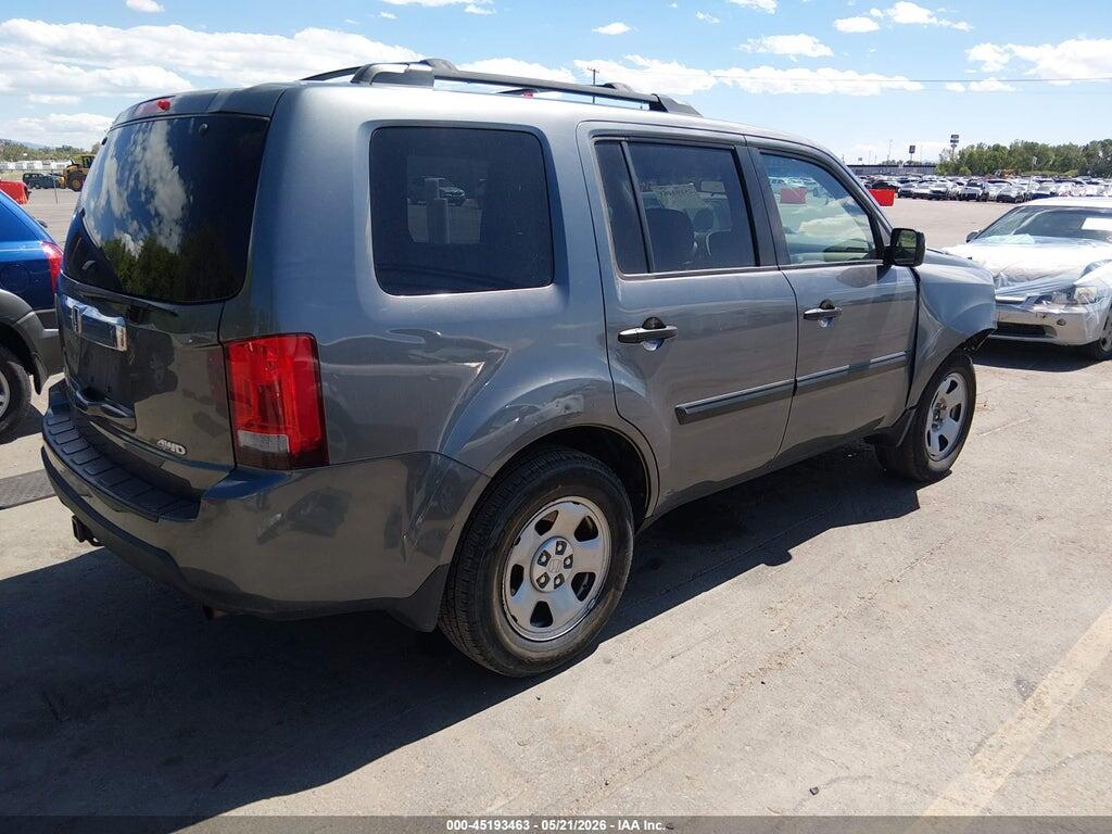 5FNYF4H2XAB037428 2010 HONDA PILOT photo no. 4