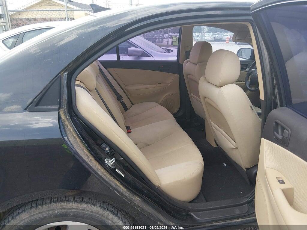 5NPET46C79H478258 2009 HYUNDAI SONATA photo no. 8