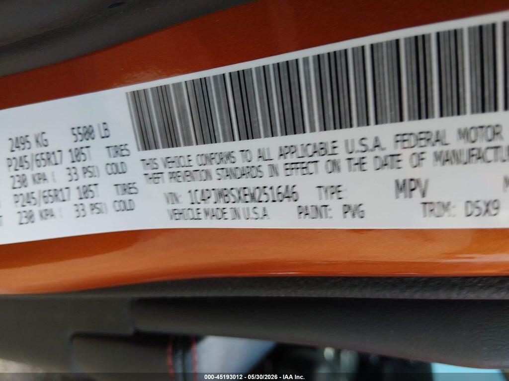 1C4PJMBSXEW251646 2014 JEEP CHEROKEE photo no. 9