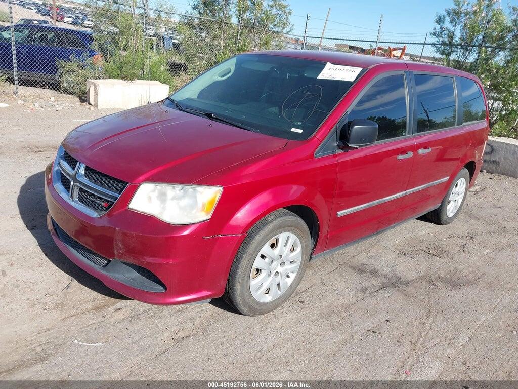 2C4RDGBG3ER473614 2014 DODGE GRAND CARAVAN photo no. 2