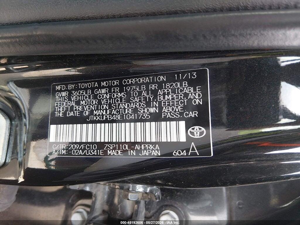 JTKKUPB48E1041735 2014 SCION XD photo no. 9