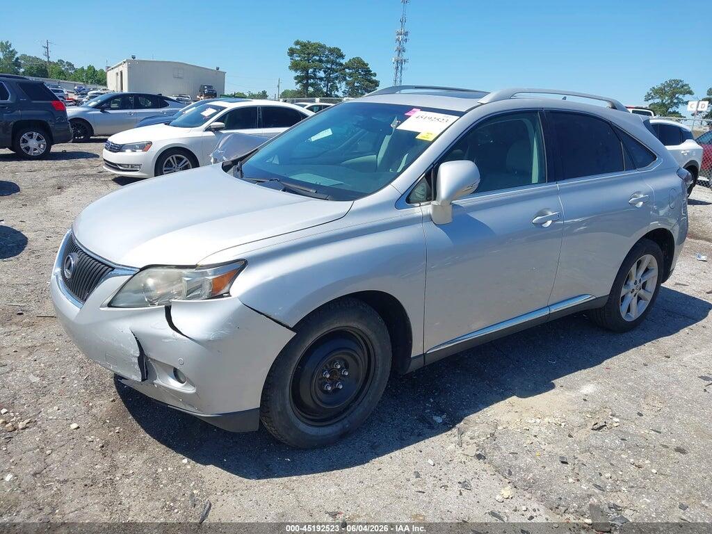 2T2ZK1BA6CC083498 2012 LEXUS RX 350 photo no. 2