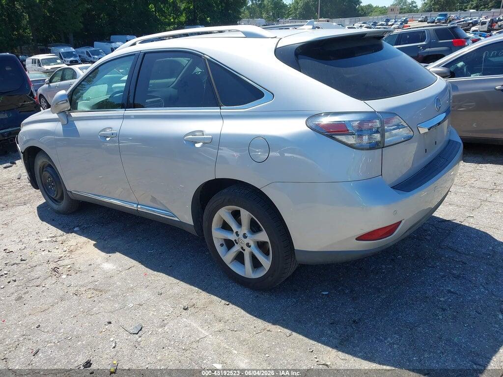 2T2ZK1BA6CC083498 2012 LEXUS RX 350 photo no. 3