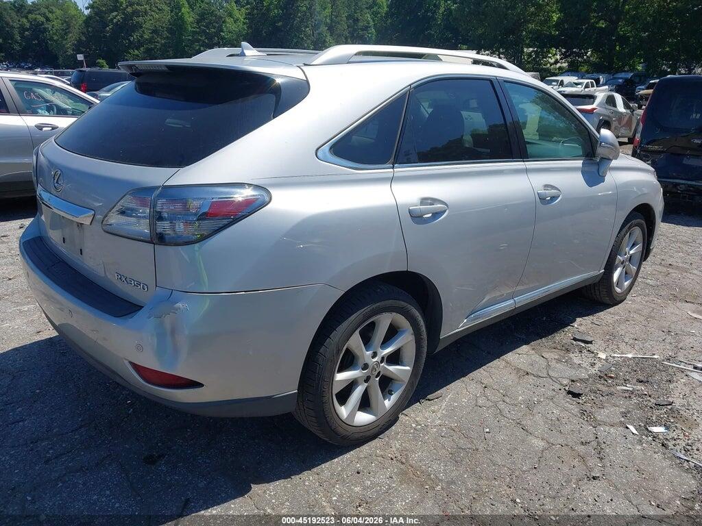 2T2ZK1BA6CC083498 2012 LEXUS RX 350 photo no. 4