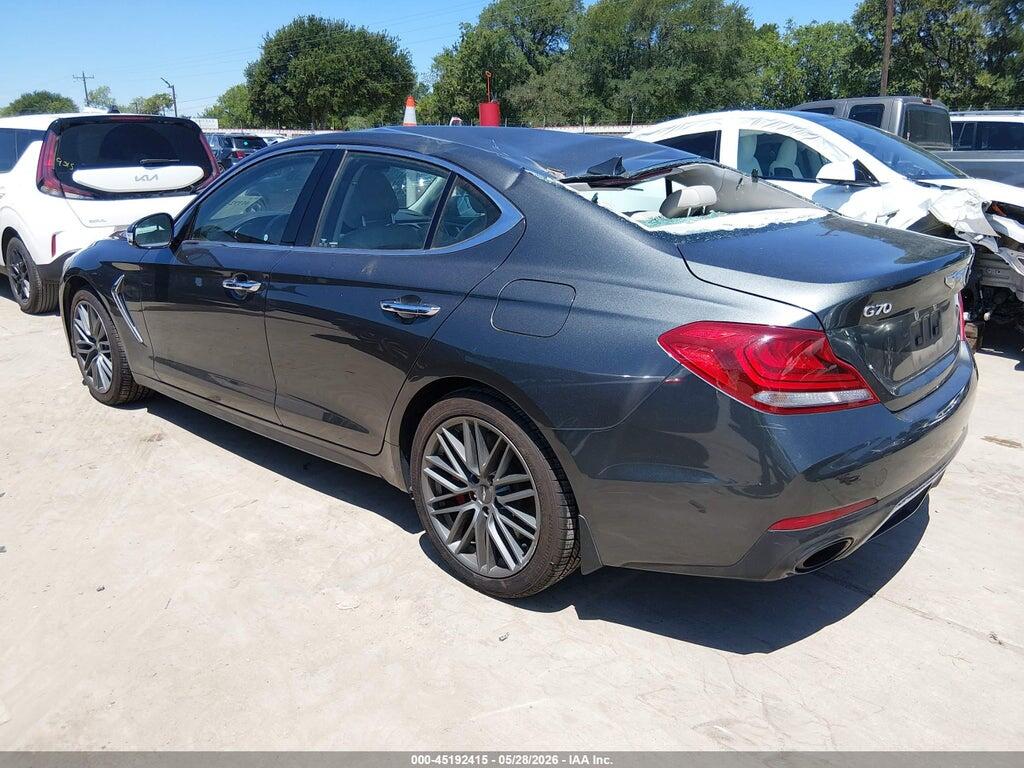 KMTG54LE2KU023114 2019 GENESIS G70 photo no. 3