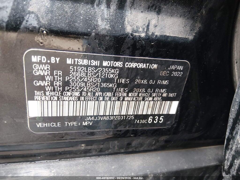 JA4J3VA83PZ031725 2023 MITSUBISHI OUTLANDER photo no. 9