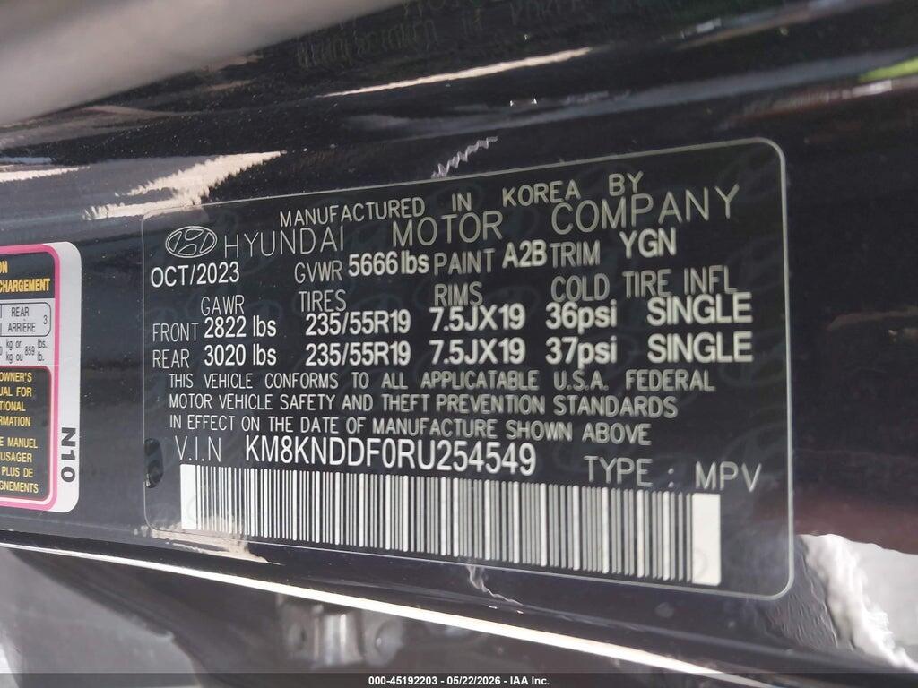 KM8KNDDF0RU254549 2024 HYUNDAI IONIQ 5 photo no. 9
