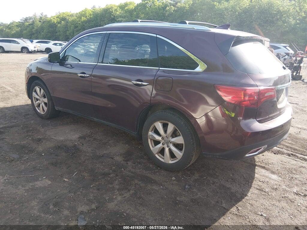 5FRYD4H96GB032513 2016 ACURA MDX photo no. 3