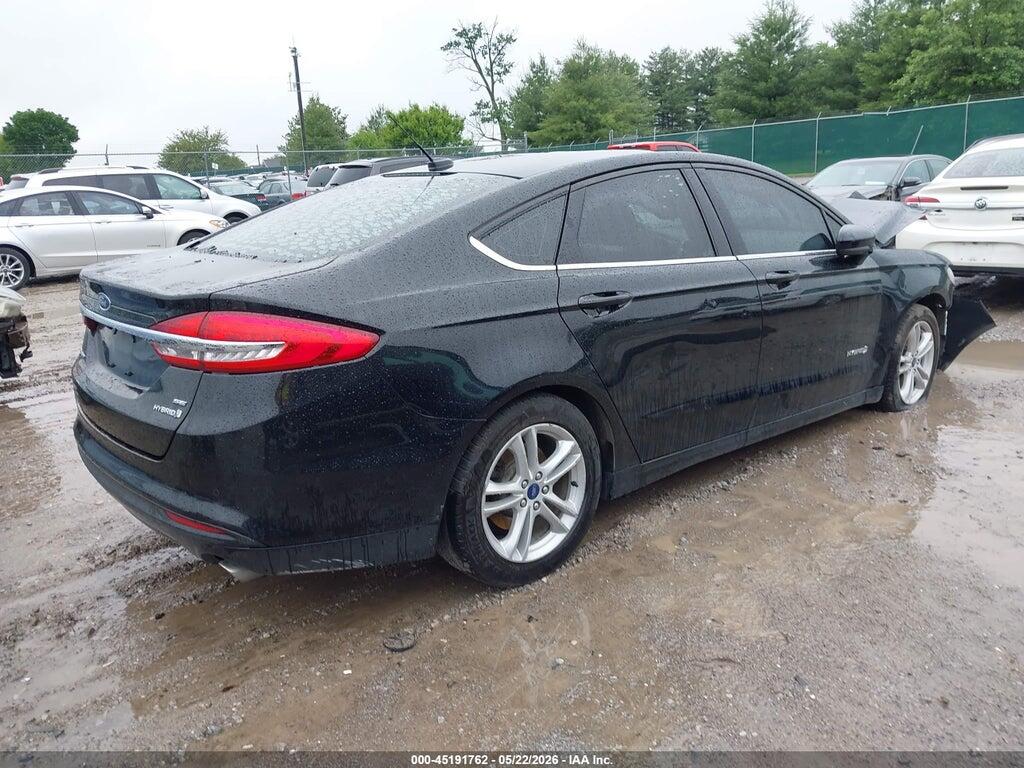 3FA6P0LU0JR245456 2018 FORD FUSION HYBRID photo no. 4