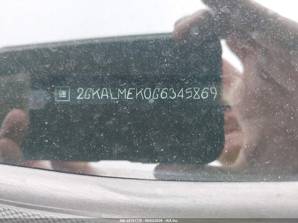 2GKALMEK0G6345869 2016 GMC TERRAIN photo no. 9