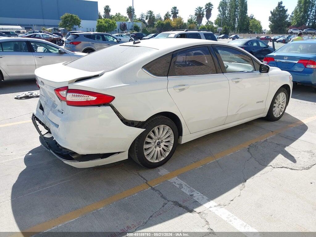 3FA6P0LU1ER319621 2014 FORD FUSION HYBRID photo no. 4