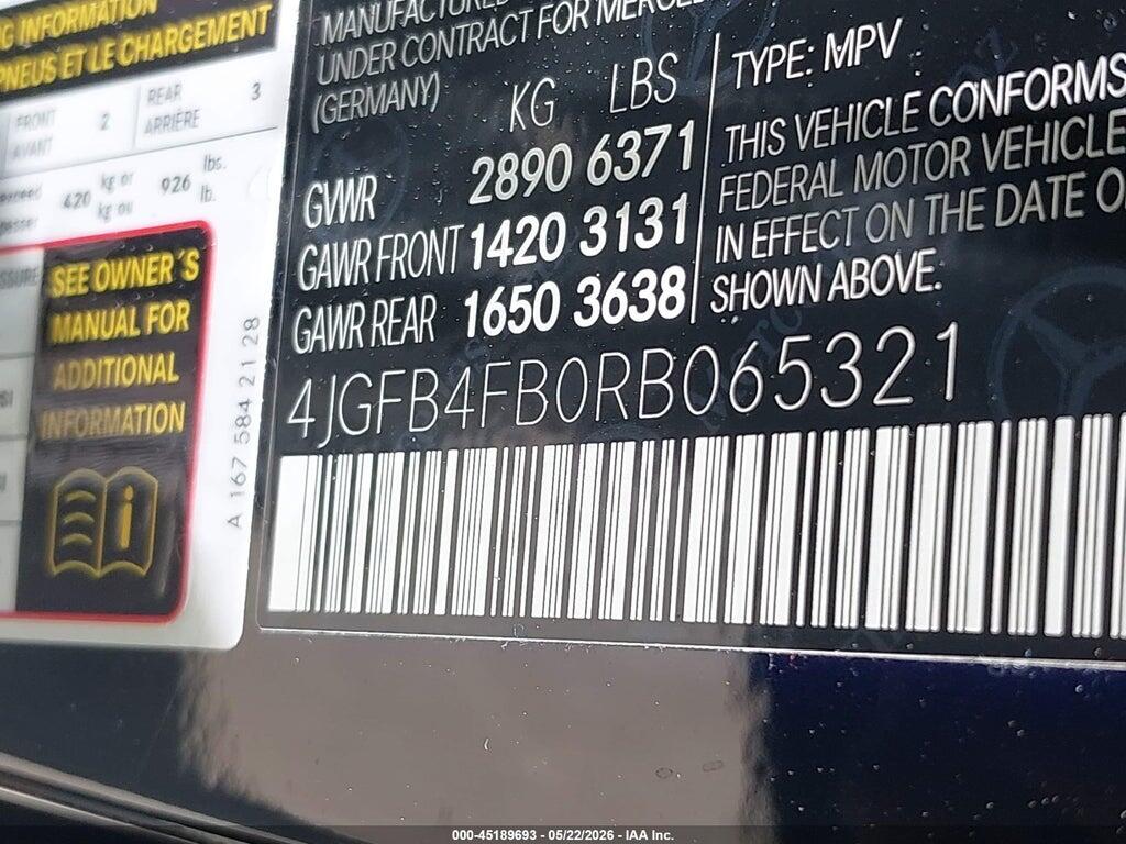 4JGFB4FB0RB065321 2024 MERCEDES-BENZ GLE 350 photo no. 9