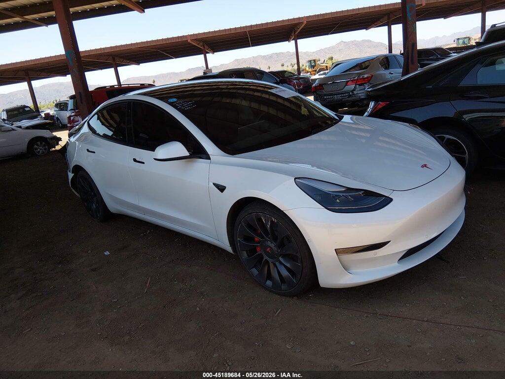 5YJ3E1ECXNF209102 2022 TESLA MODEL 3 photo no. 1