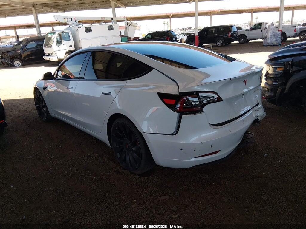 5YJ3E1ECXNF209102 2022 TESLA MODEL 3 photo no. 3