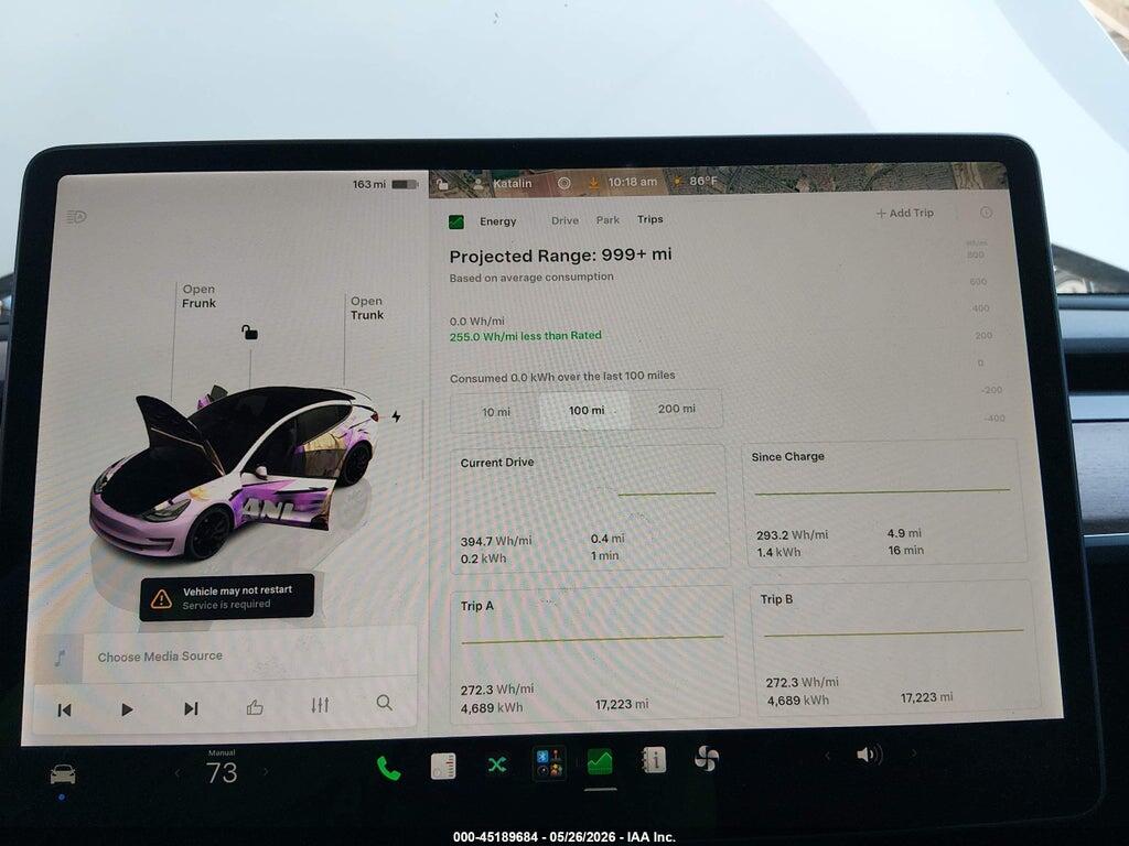 5YJ3E1ECXNF209102 2022 TESLA MODEL 3 photo no. 7