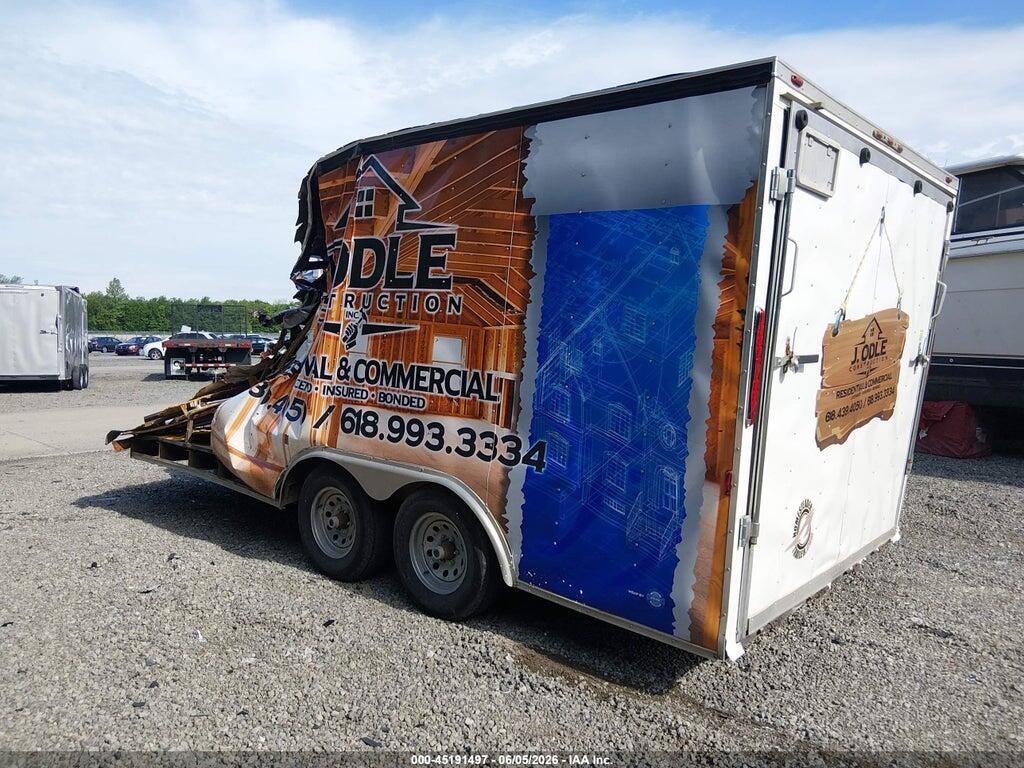 5HABE1627LN078067 2020 HOMESTEADER 16' ENCLOSED TRAILER photo no. 3