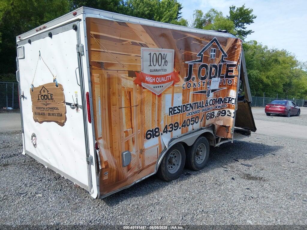 5HABE1627LN078067 2020 HOMESTEADER 16' ENCLOSED TRAILER photo no. 4