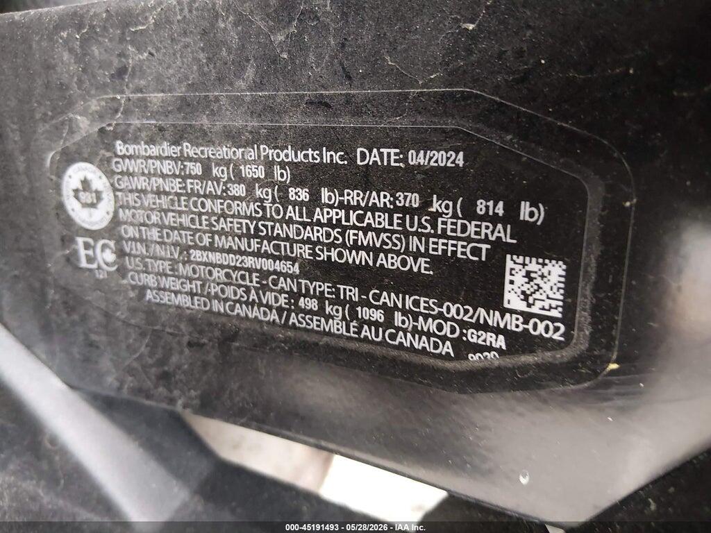 2BXNBDD23RV004654 2024 CAN-AM SPYDER ROADSTER photo no. 10