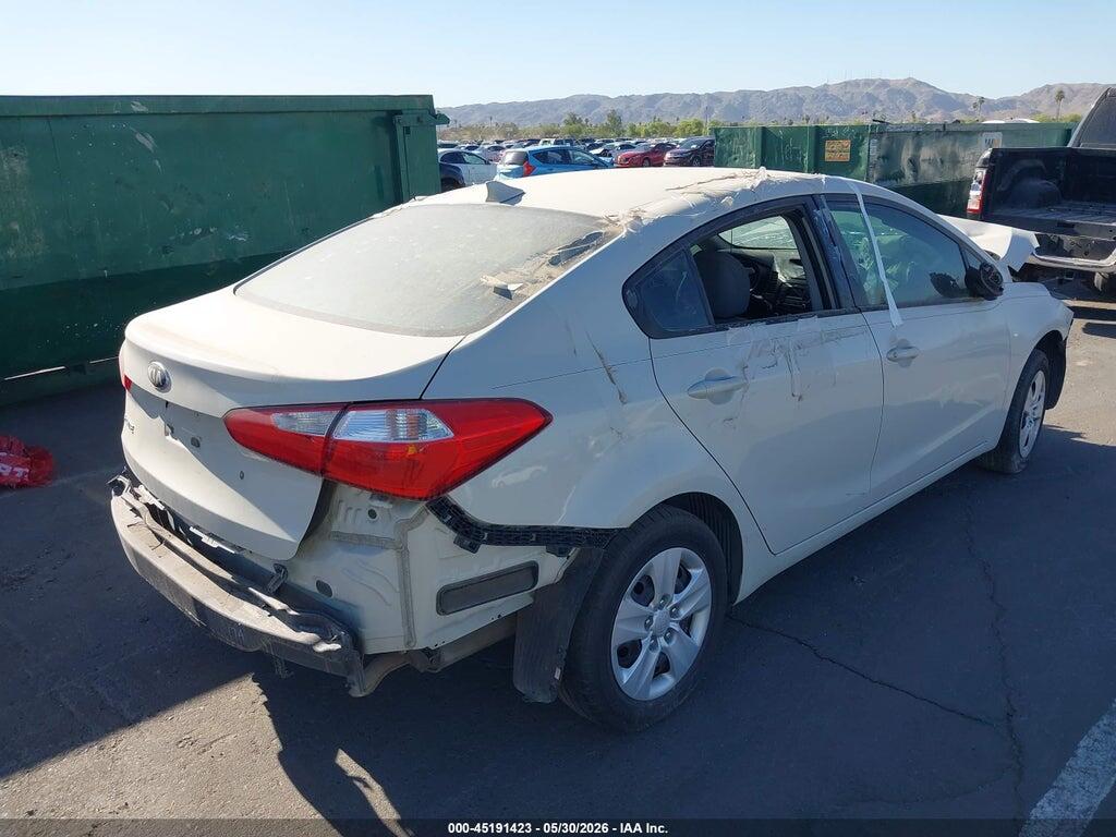 KNAFK4A6XF5416449 2015 KIA FORTE photo no. 4