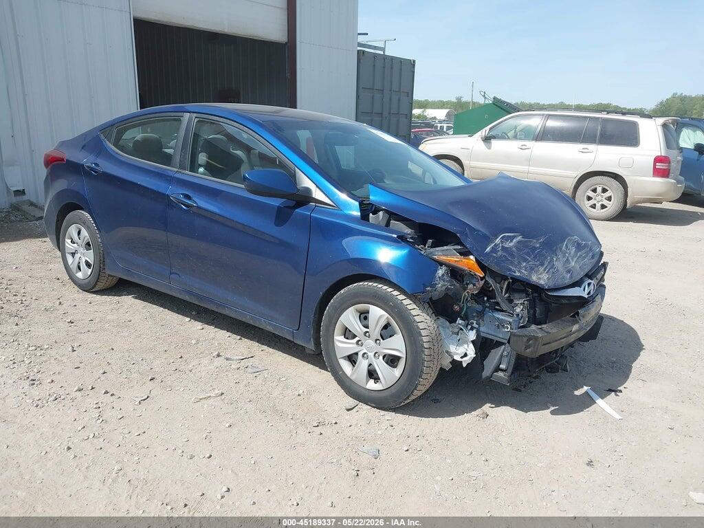 5NPDH4AE0GH729138 2016 HYUNDAI ELANTRA photo no. 1