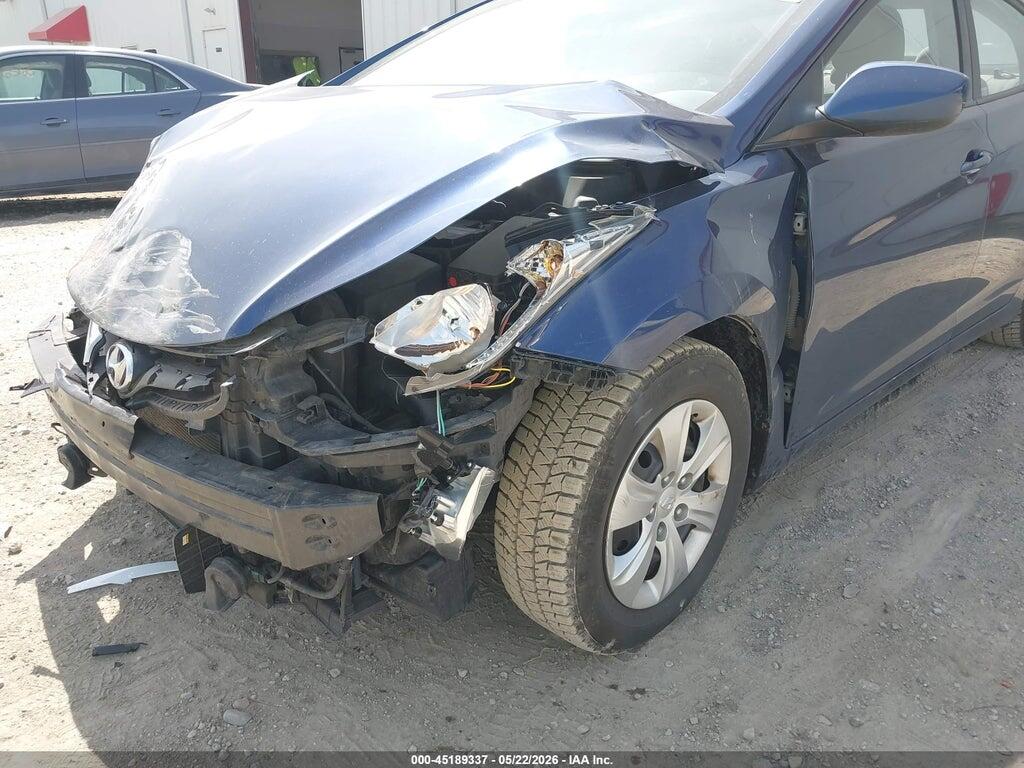 5NPDH4AE0GH729138 2016 HYUNDAI ELANTRA photo no. 6