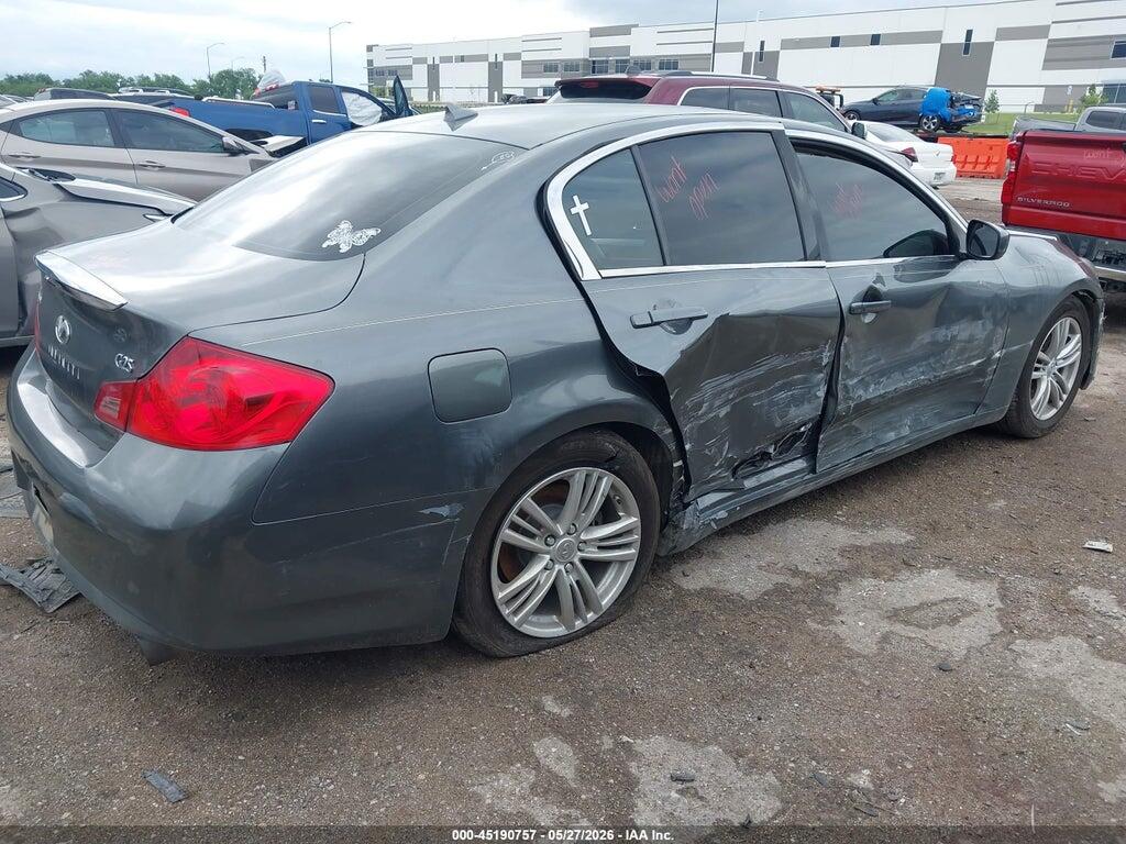 JN1DV6AP2CM812448 2012 INFINITI G25 photo no. 4