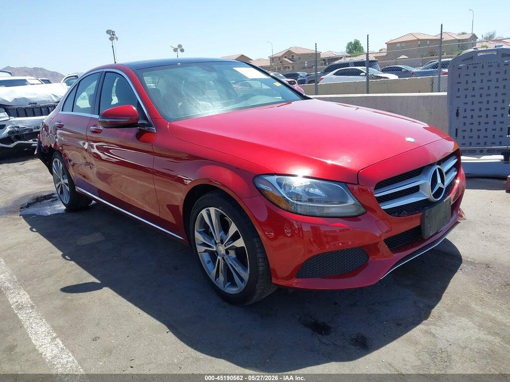 55SWF4KB0GU175177 2016 MERCEDES-BENZ C 300 photo no. 1