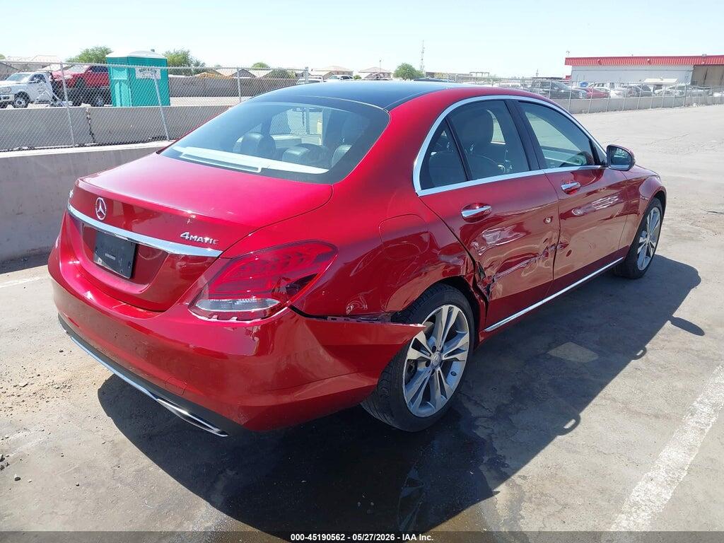 55SWF4KB0GU175177 2016 MERCEDES-BENZ C 300 photo no. 4