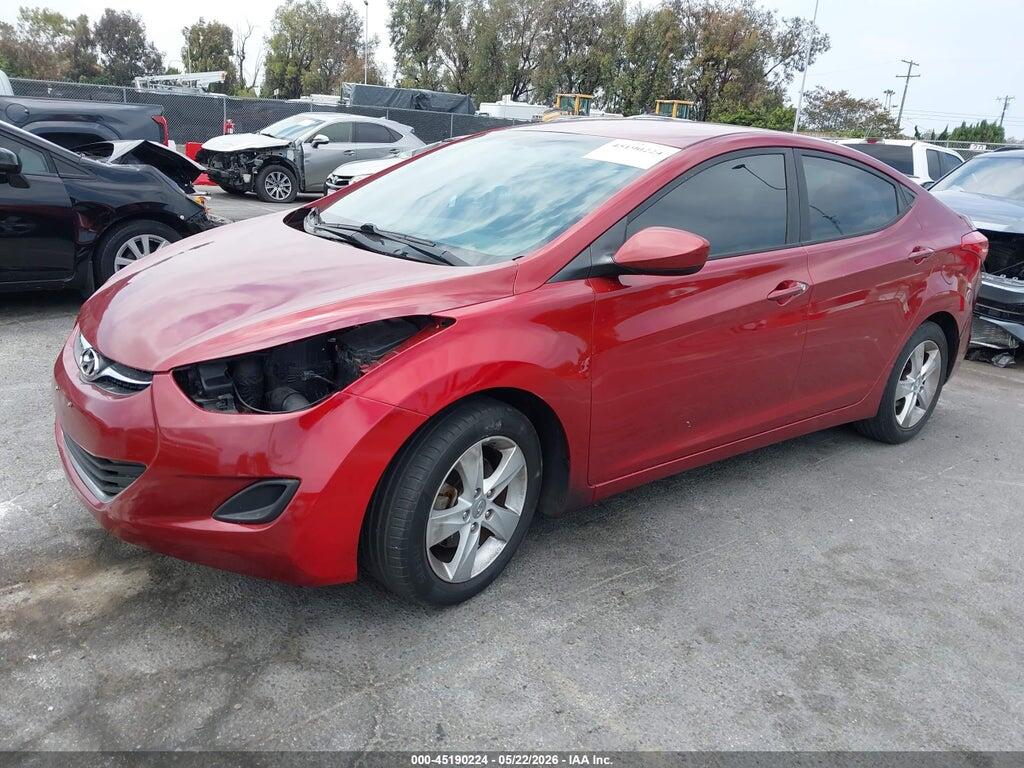 5NPDH4AEXDH438769 2013 HYUNDAI ELANTRA photo no. 2