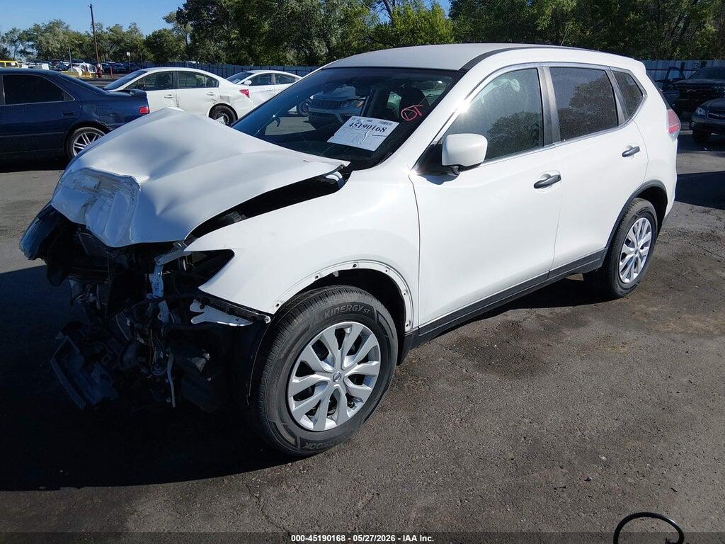 KNMAT2MV1GP631581 2016 NISSAN ROGUE photo no. 2