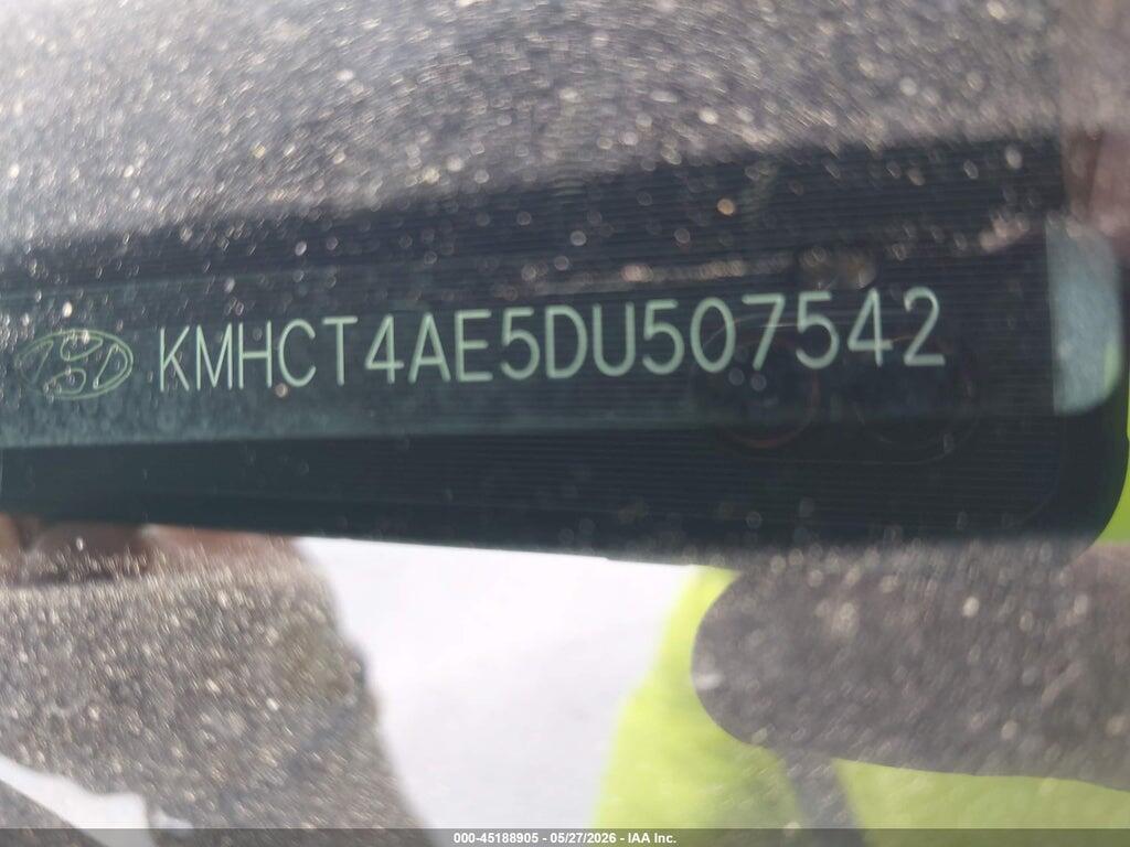 KMHCT4AE5DU507542 2013 HYUNDAI ACCENT photo no. 9