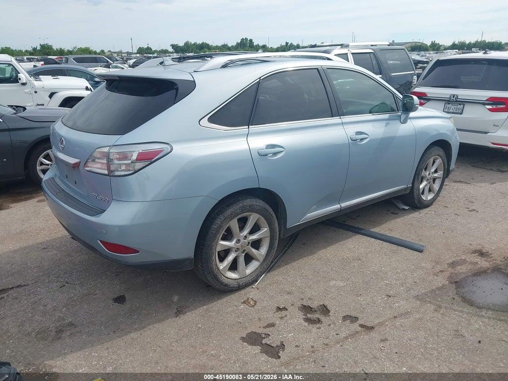 2T2ZK1BA5AC019885 2010 LEXUS RX 350 photo no. 4