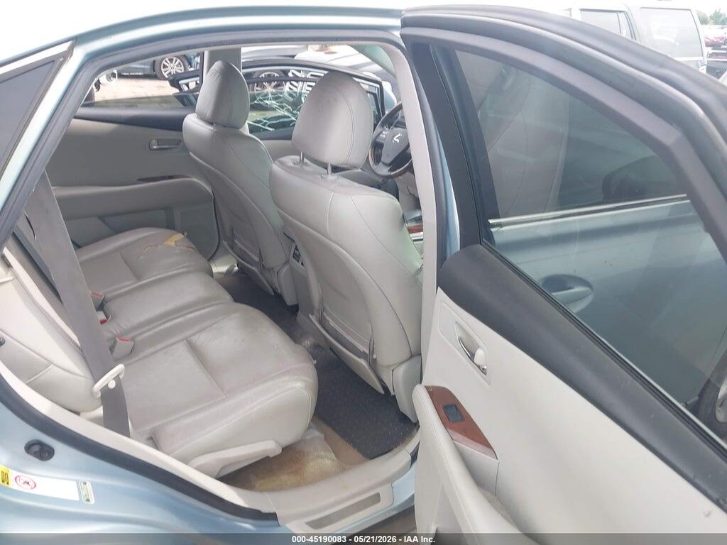 2T2ZK1BA5AC019885 2010 LEXUS RX 350 photo no. 8