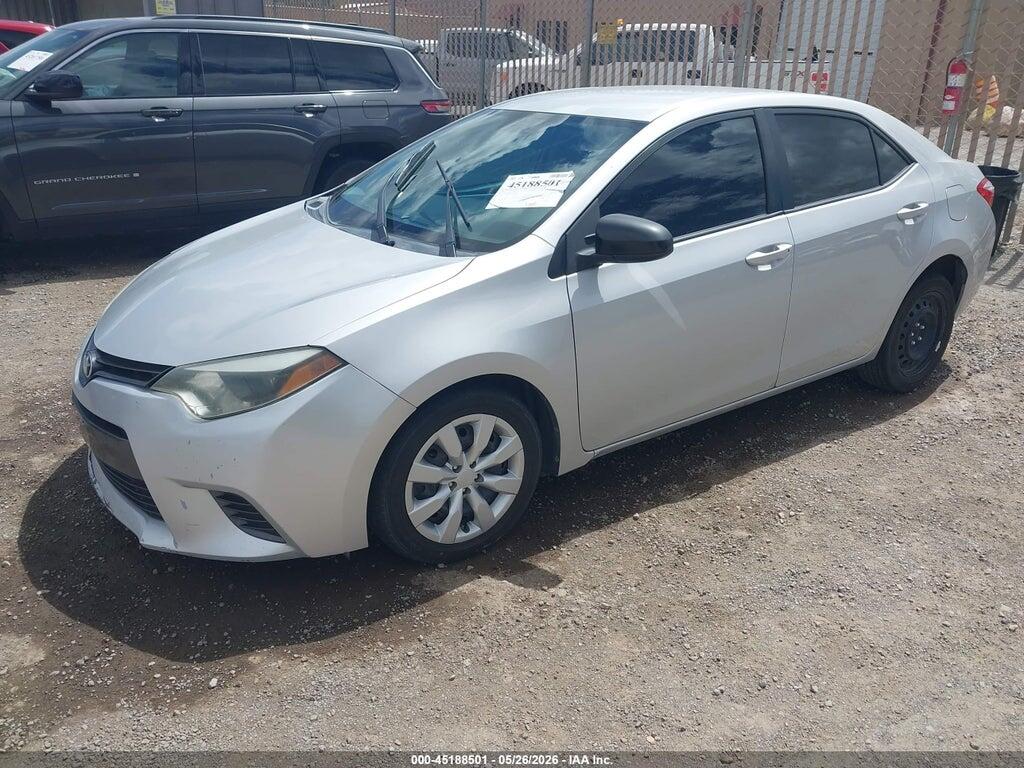 2T1BURHE4GC597249 2016 TOYOTA COROLLA photo no. 2